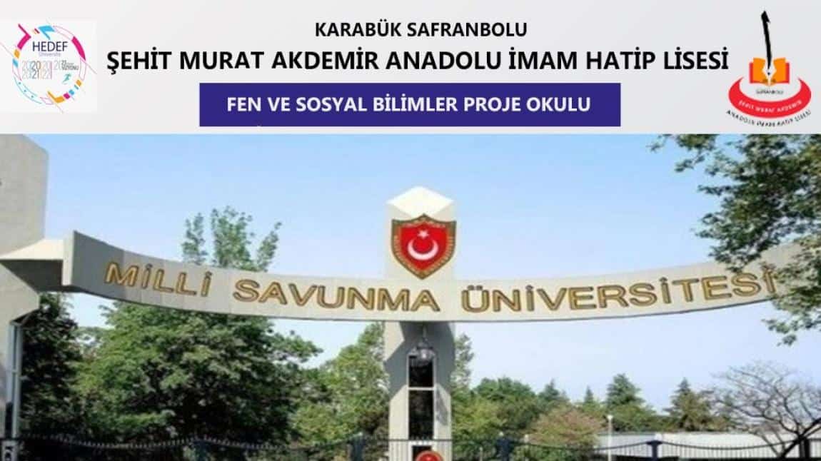 Milli Savunma Üniversitesi Sınavı 5 Mart 2024 Tarihinde Yapılacak. 